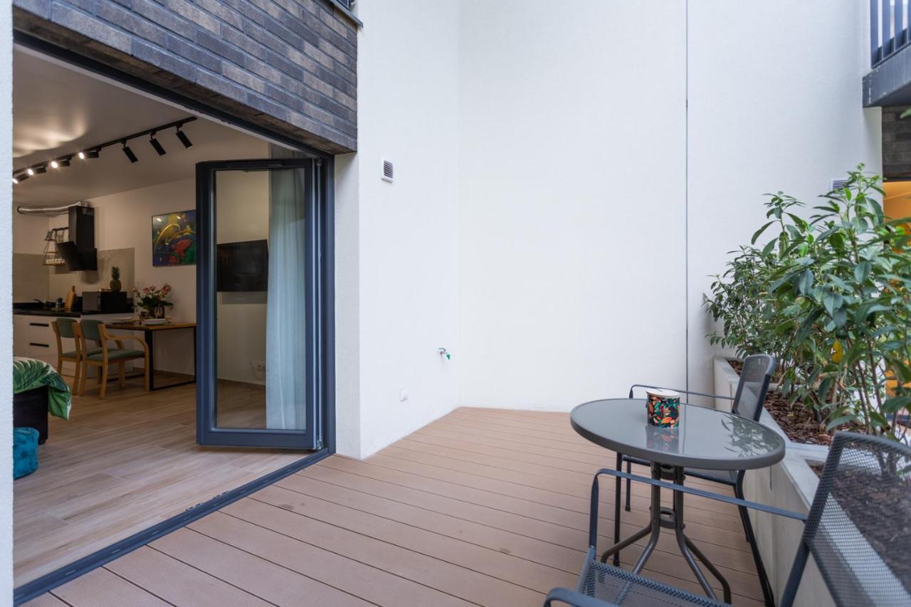 Luxurycity Apartment With Terrace Wroclaw Dış mekan fotoğraf